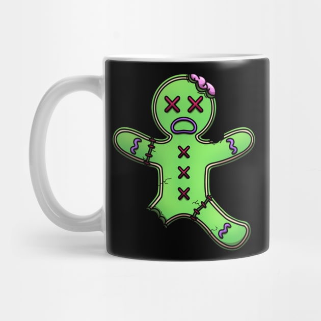 Zombie Gingerbread Man by TheMaskedTooner